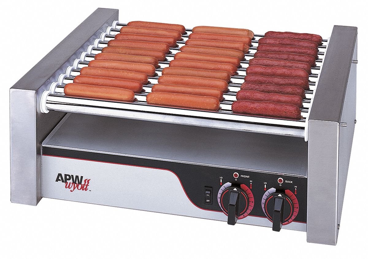 APW Wyott Flat HotRod Roller Grill w/ Tru-Turn Surface Rollers, HRS-31
