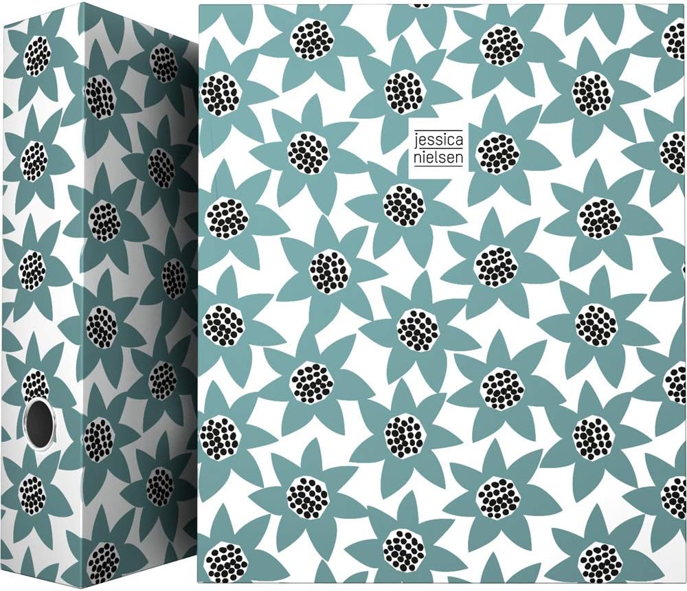 Grafoplás88171954 Jessica Nielsen Collection 4-Ring Binder 40 mm, Model Flower, A4