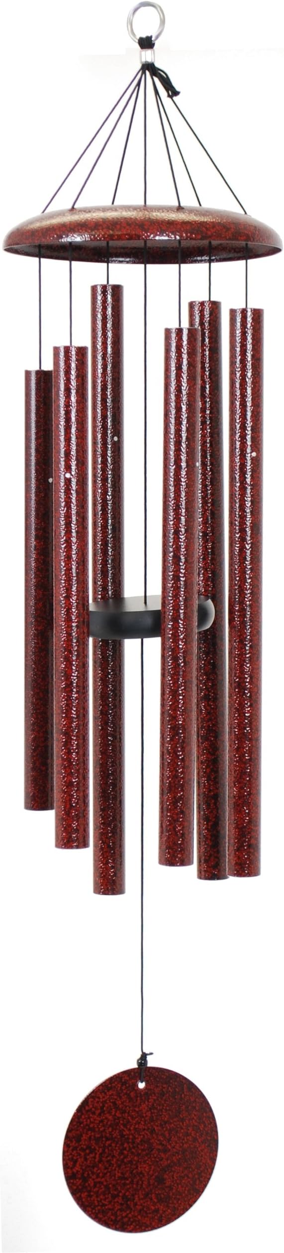 Corinthian Bells by Wind River - 36 inch Ruby Splash Wind Chime for Patio, Backyard, Garden, and Outdoor Decor (Aluminum Chime) Made in The USA