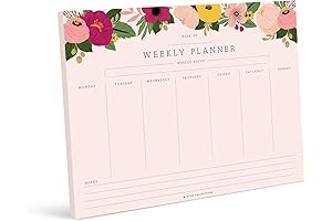 Bliss Collections Weekly Planning Pad