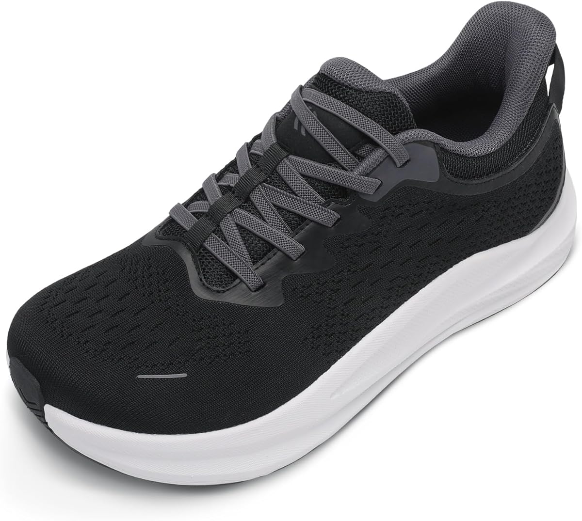 relxfeet Men’s Wide Toe Box Slip On Walking Shoes Lightweight Cushioned Sneakers for Running Tennis Gym Workout Non Slip Breathable Athletic Shoes