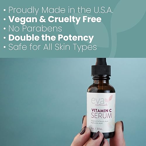 Miniatura 7 de Suero de vitamina C al 20 para la cara suero facial de vitamina C puro para arrugas acné piel seca y manchas oscuras suero de vitamina C facial 1 oz