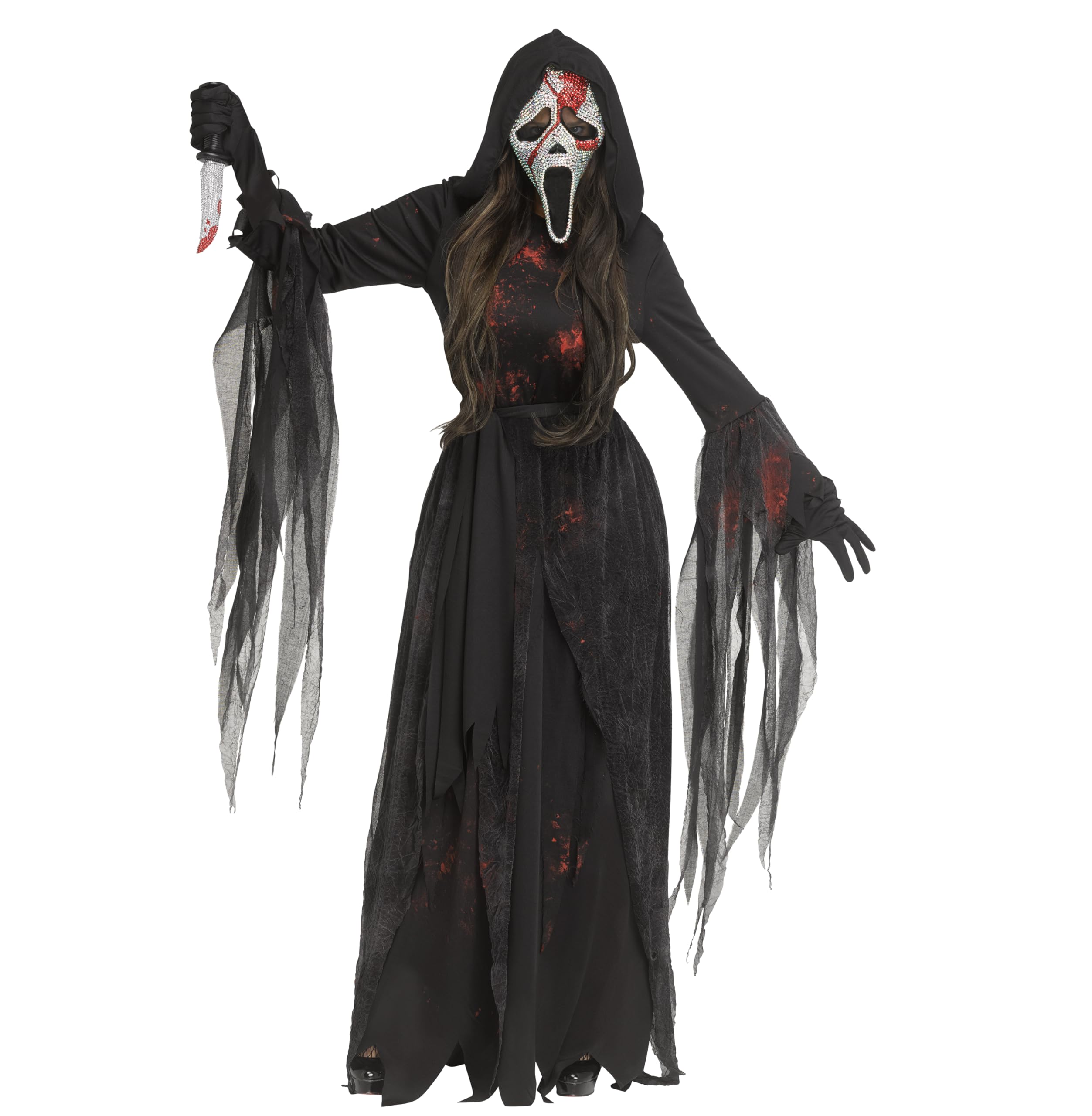 short ghostface dress Amazon.com: Mingyuezai Women Scream Costume Ghostface Costume Bat Sleeve  Robe Dress(YMX057GN,S) : Clothing, Shoes & Jewelry