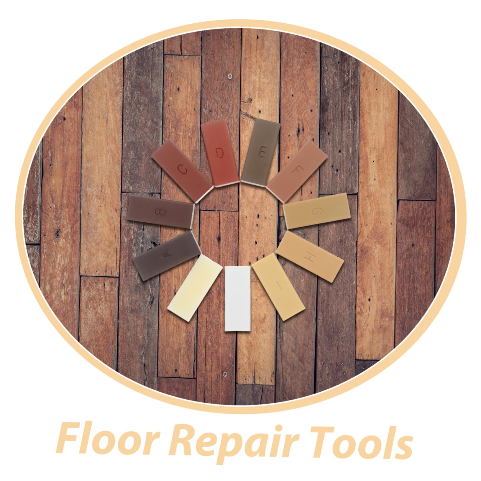 Legno Cera in Resina Riparazione per 11 in Pezzi Pavimenti | Finitura Liscia, Riparazione senza Giunte, Protezione Duratura, per Scale e Tavolo, Uso Semplice