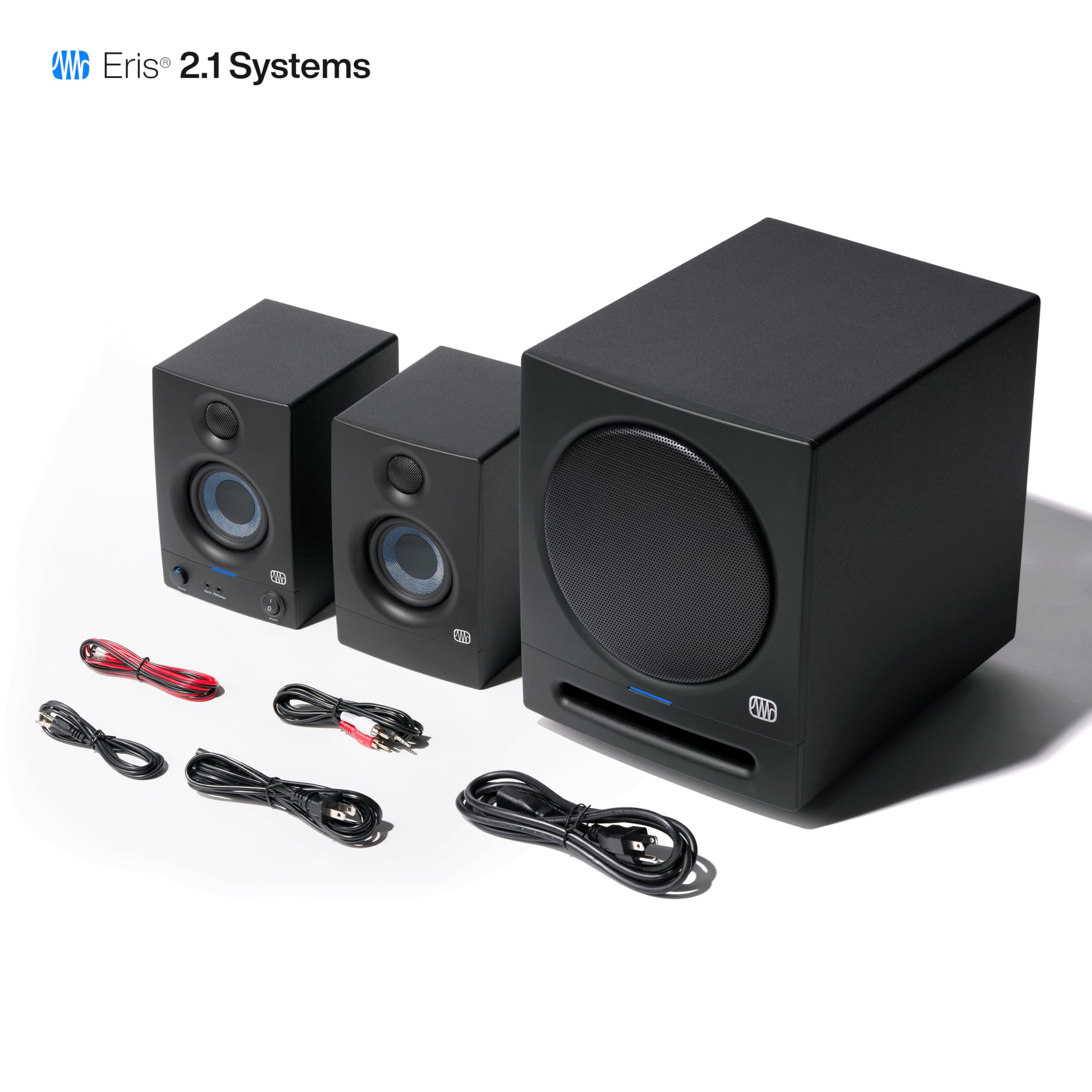 PreSonus Eris E3.5, Enceintes de Monitoring Studio, Paire, 3.5 ", 2 Voies, Multimédia Haute Définition