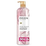 Pantene Rose Water Conditioner, Soothes, Replenishes Hydration, Safe for Color Treated Hair, Nutrient Infused with Vitamin B5 and Antioxidants, Pro-V Blends, 30.0 oz