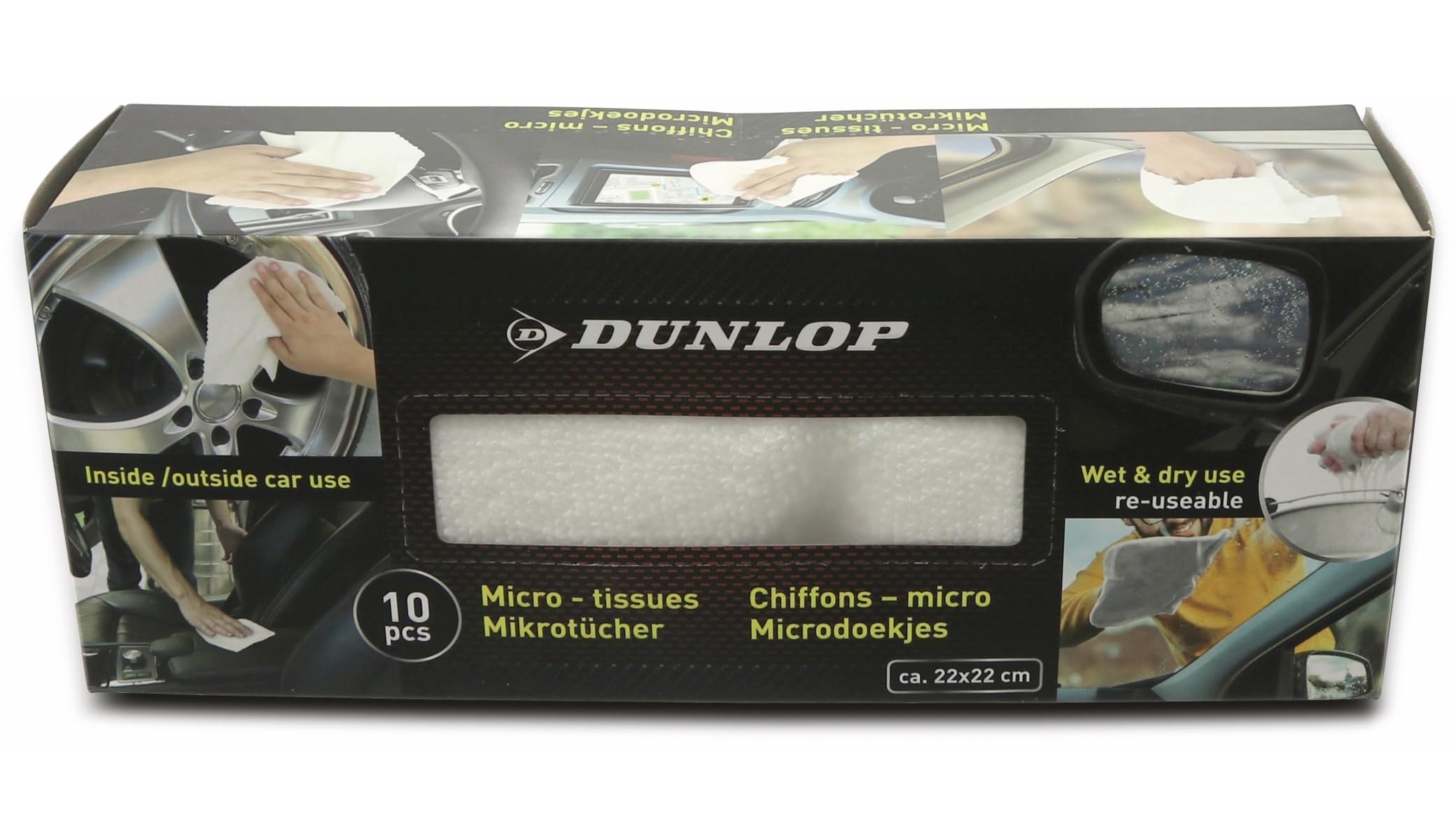 Motorola Nursery DUNLOP Automotive, 10 pieces, 220 x 220 mm, White, 220x220 mm - Image 4