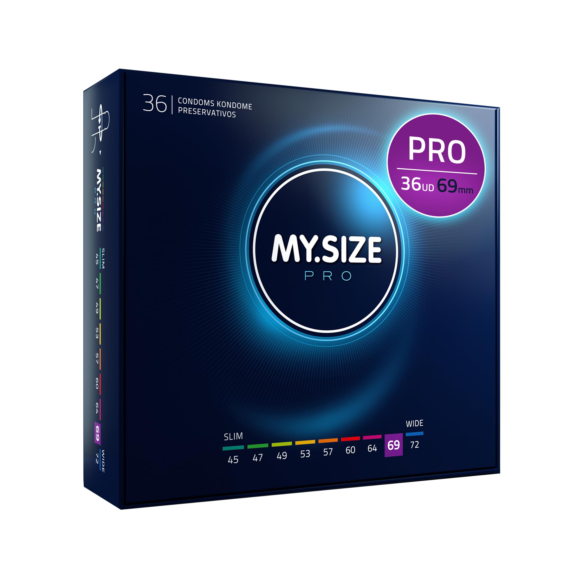 Condones MY.SIZE PRO 69mm: Ajuste Perfecto y Sensibilidad