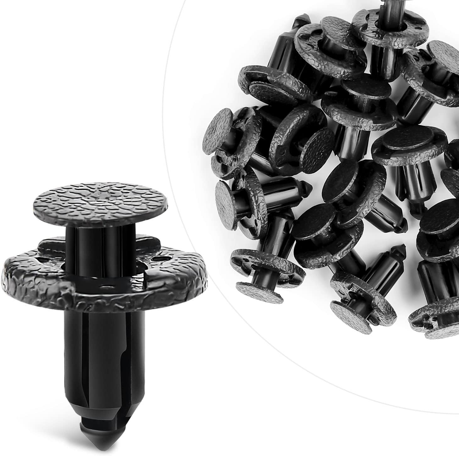 GOOACC Bumper & Radiator Support Clip Automotive Furniture Assembly Expansion Screws Kit Auto Body Clips 8mm - 40PCS