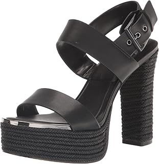 DKNY DKNY صندل نسائي بكعب عريض من ياديرا بكعب عريض