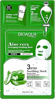 BIOAQUA Máscara facial de 3 pasos Limpiador d...