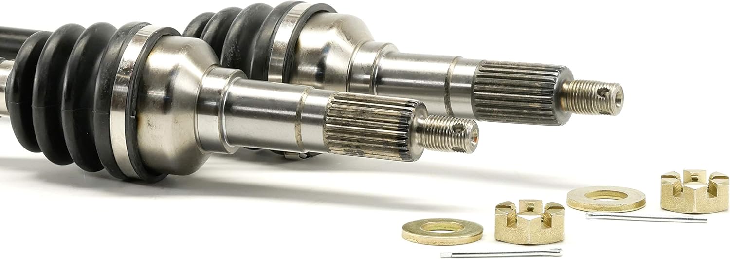Precision Front CV Axles for Yamaha Big Bear 350, Kodiak 400, Timberwolf 250 4x4 1989-2000, Left & Right, Quality Tested, Heat-Treated, 4140 Chromoly Steel, Exact Fit, ATVPC