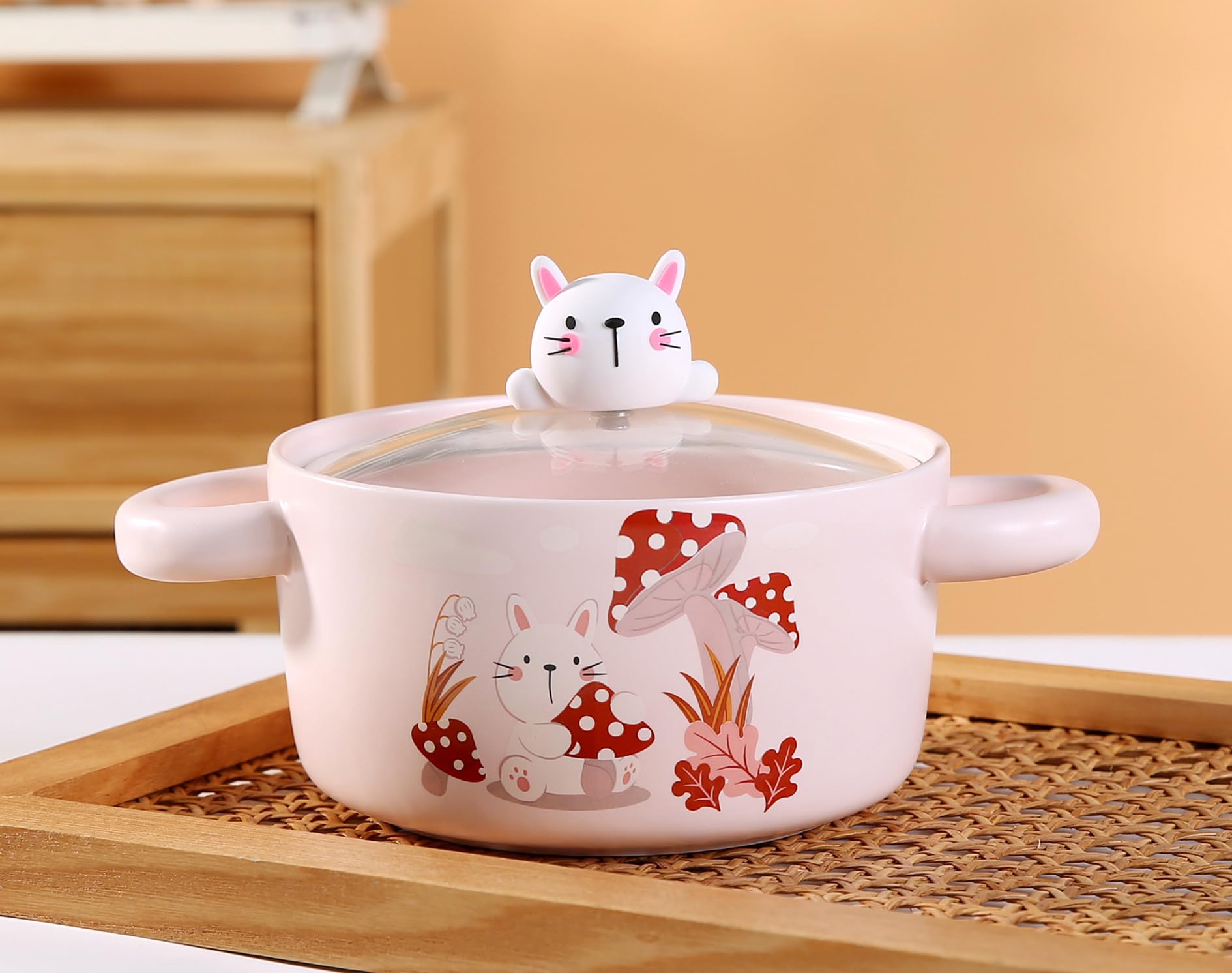 Amazon.com | Cute Cartoon Characters Porcelain Ramen Noodle Bowl