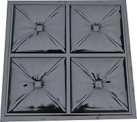 Vista 4 de Molde de hormigón 3D paneles de pared Wale paneles de pared de yeso arte de pared decorativo decoración de pared (3D08)