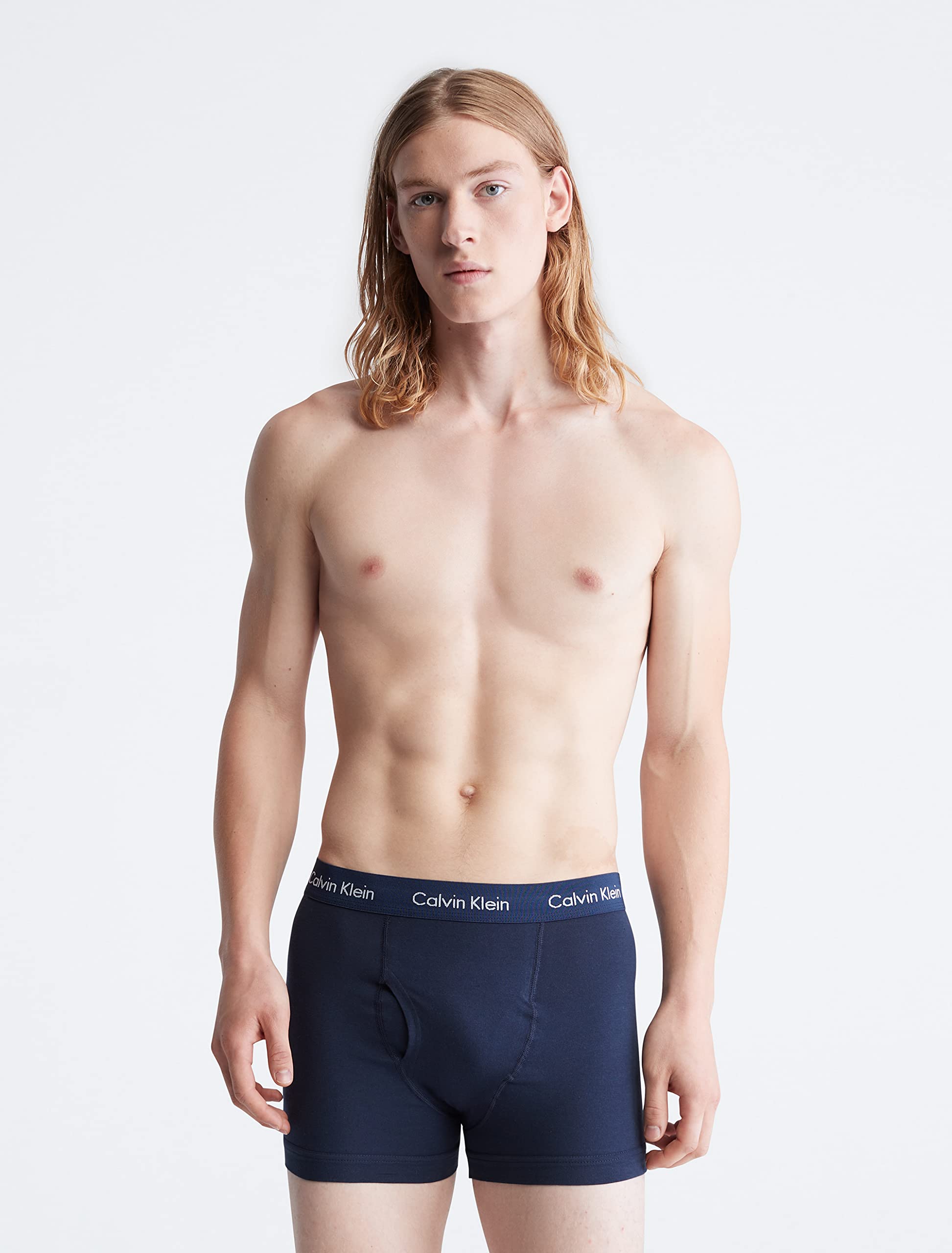 Calvin Klein Męski bawełniany stretch 7-pak Trunk