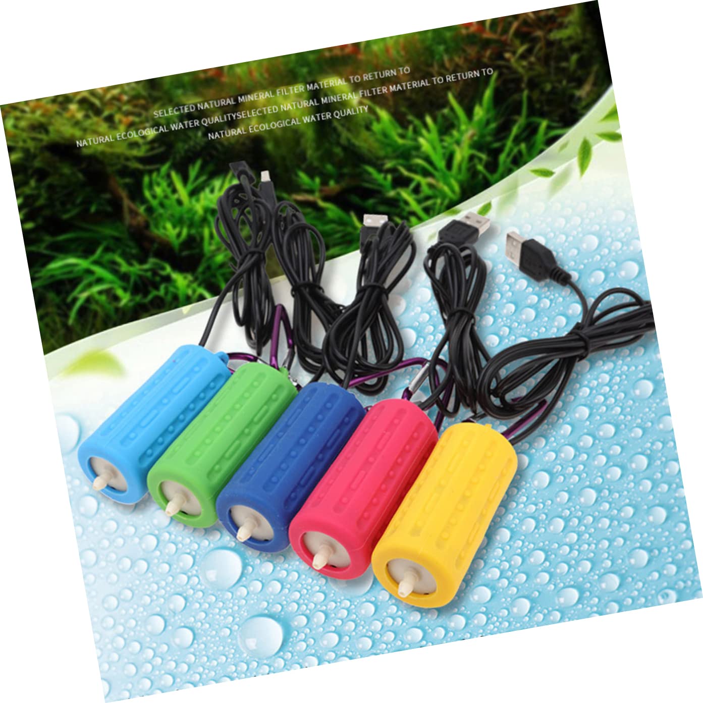 Mipcase 3stücke USB Aquarienluftpumpe Ultra-leise Kompakte Sauerstoffpumpe Für Kleine Und Mittlere Fischbecken Vielseitig Einsetzbar Energiesparend Für Aquarien Und Hydroponik