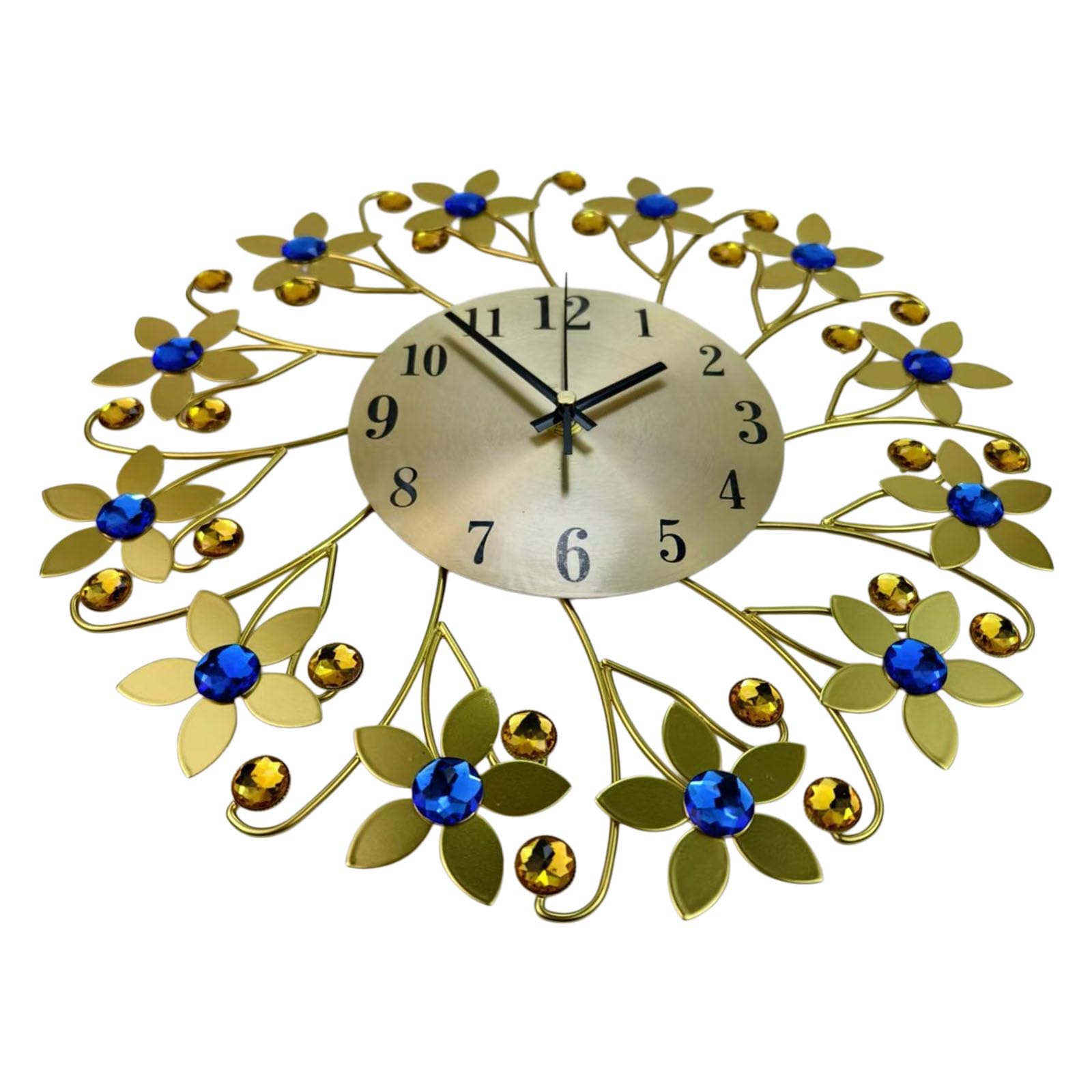Elnwnnkc Modern Quiet Wall Clock with Noiseless Movement for Space Easy Installation Large Digits Fashion Look Home Decors Clock