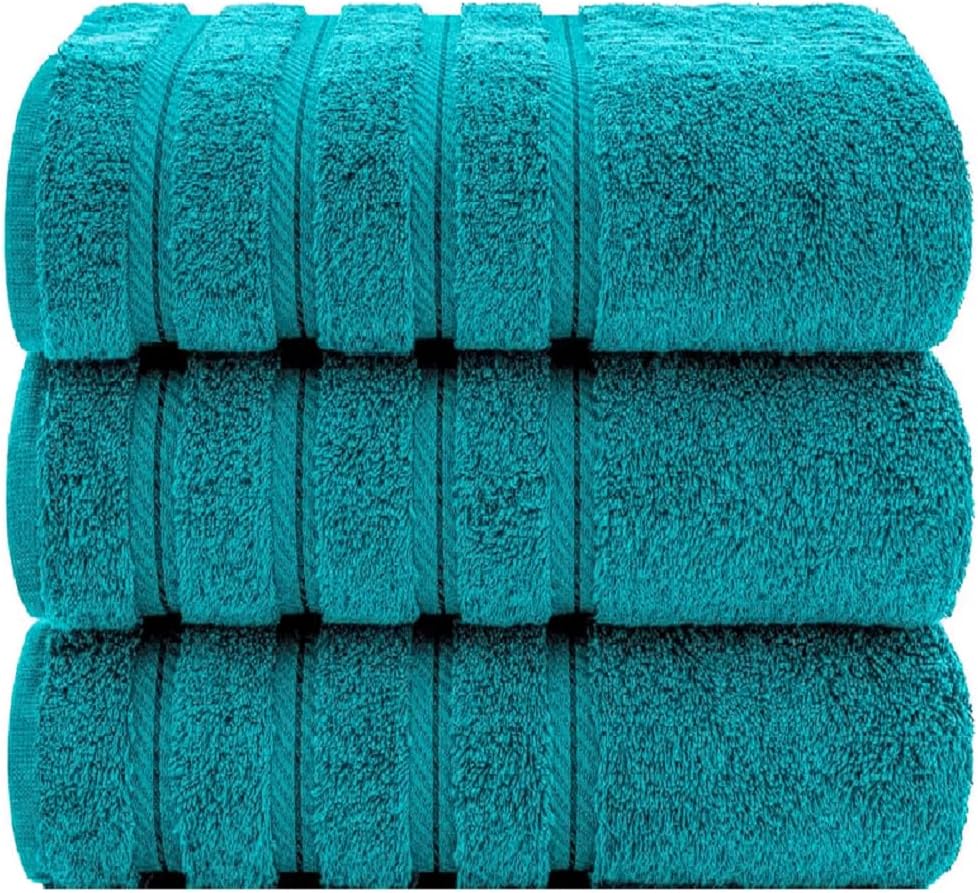 3 X Bath Sheets 100 Cotton Super Absorbent Quick Dry Large Size