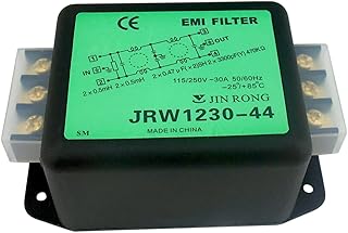 Noise Suppressor Power EMI Filter Termianl Single-Phase Line-Conditioner JIN RONG AC 115/250V 30 Amp JRW1230-44