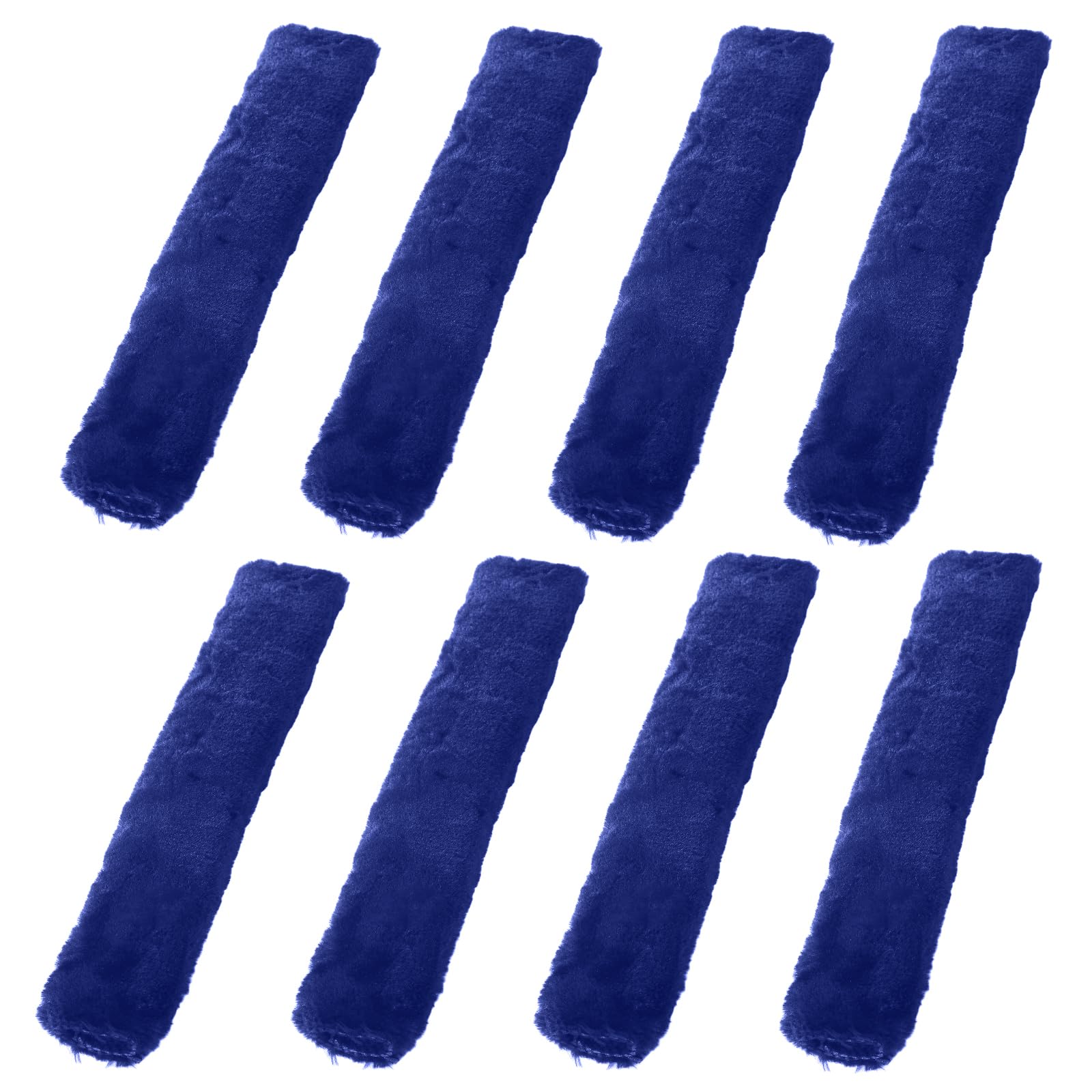Tegeme 8 Pcs Motorcycle Tie Down Straps Soft Loop Covers, Blue