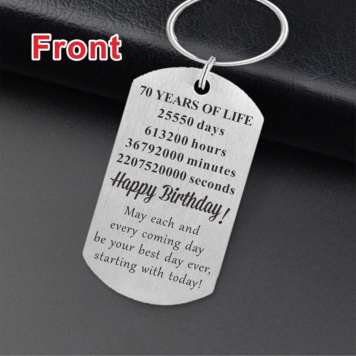 Birthday Gift Ideas for Women Men, Boys Girls Happy Birthday Decorations for Him Her, Best Friend Bday Keychain Unisex - Image 4