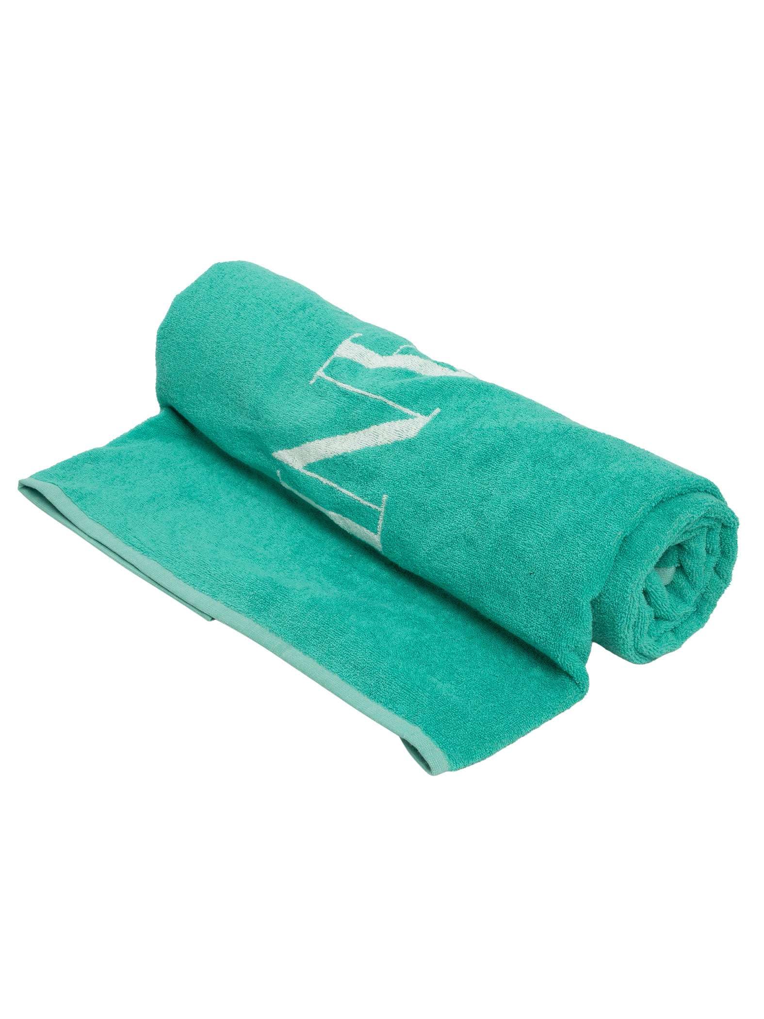 Emporio Armani Toalla de Playa Unisex Essential, Color Verde, Talla única
