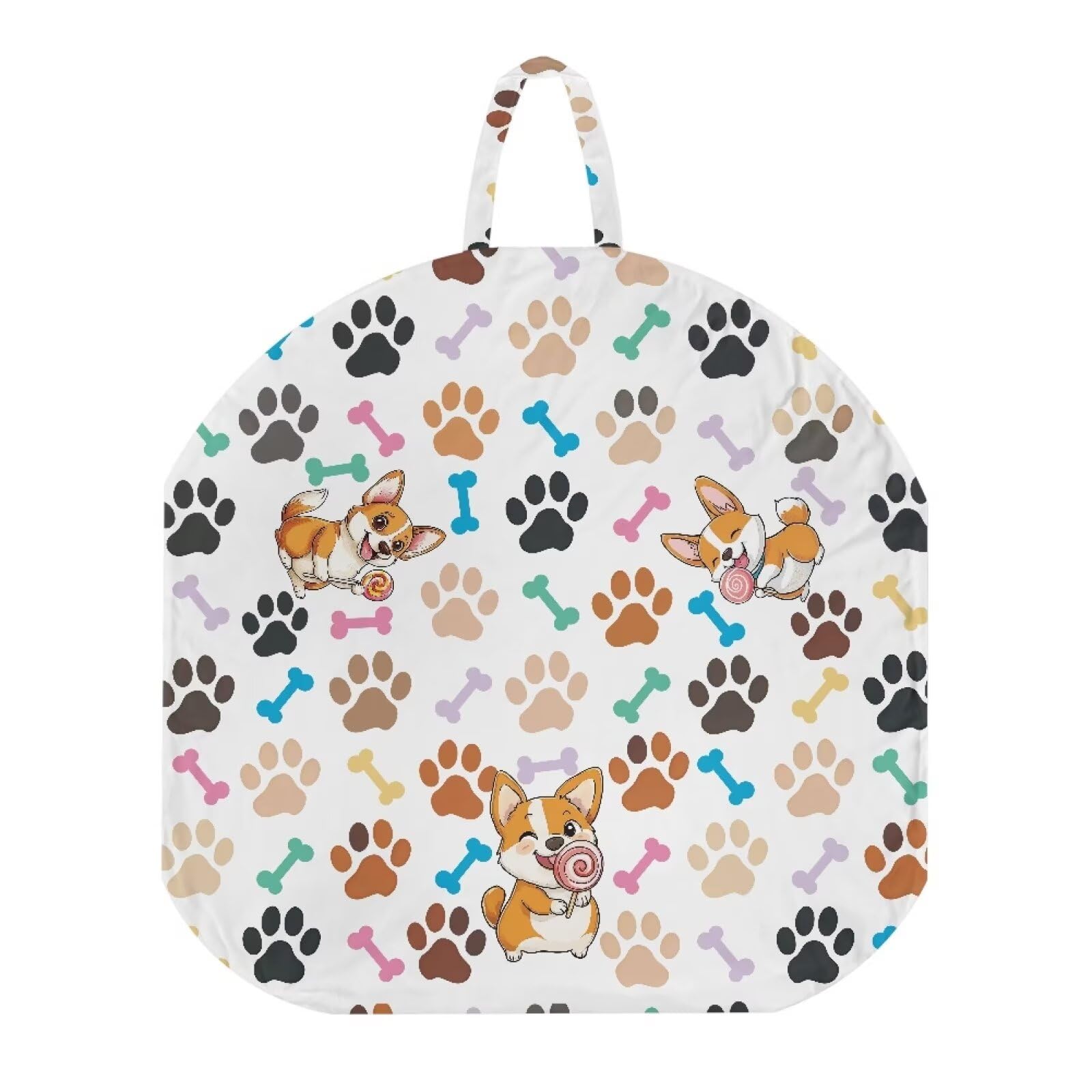 KUIFORTI Paw Prints Recliner Covers for Large Recliner Cute Puppy Recliner Covers for Recliner Chair Recliner Covers for Baby Comfortable Soft Snug Fitted Baby Lounger Slipcover