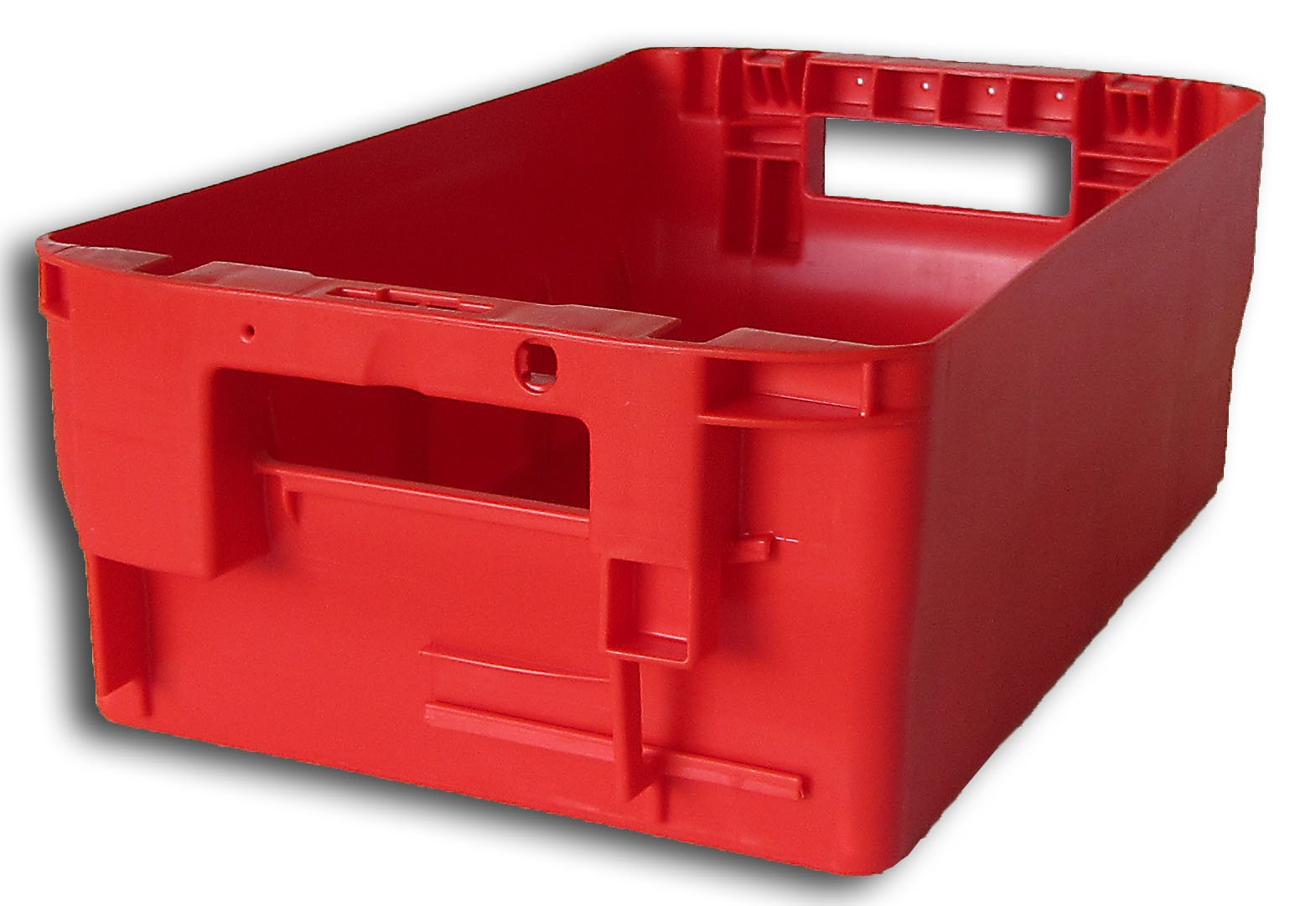 Postkiste Gr. 15 rot, Briefbehälter, Postbehälter, Stapelbox