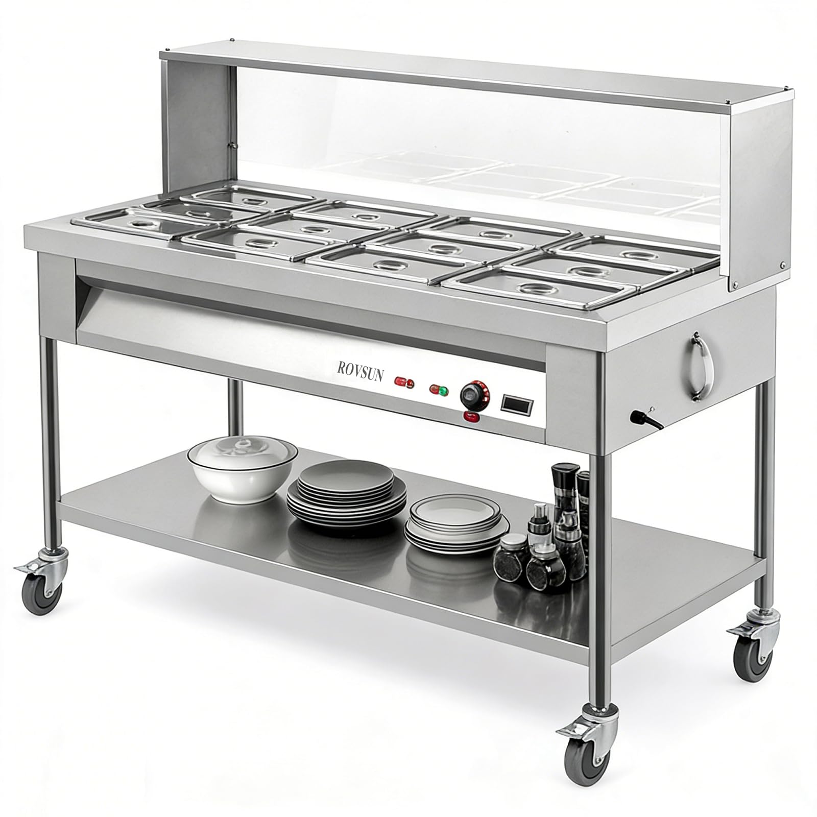 ROVSUN 96QT Steam Table