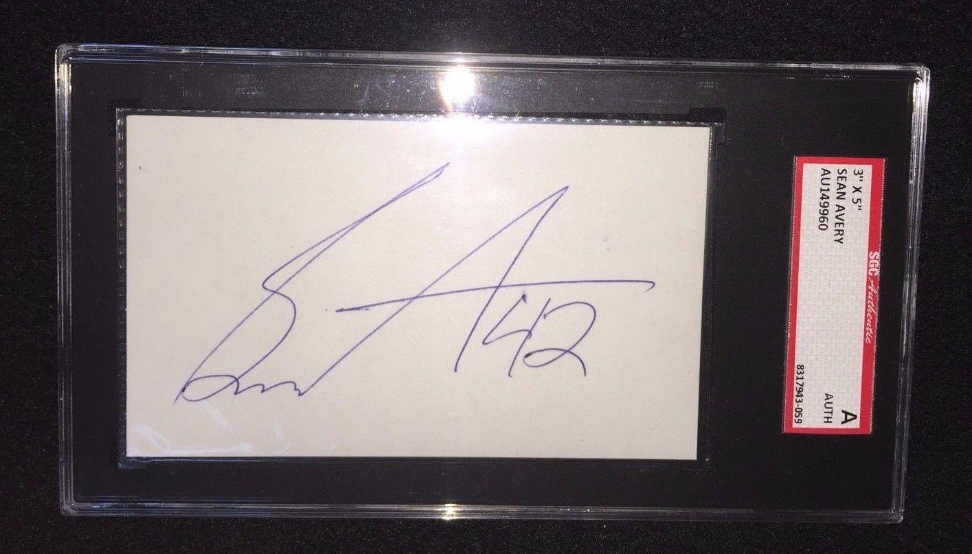 Sean Avery Signed 3x5 Index Card New York Rangers Sgc Authenticated - NHL  Cut Signatures at Amazon's Sports Collectibles Store