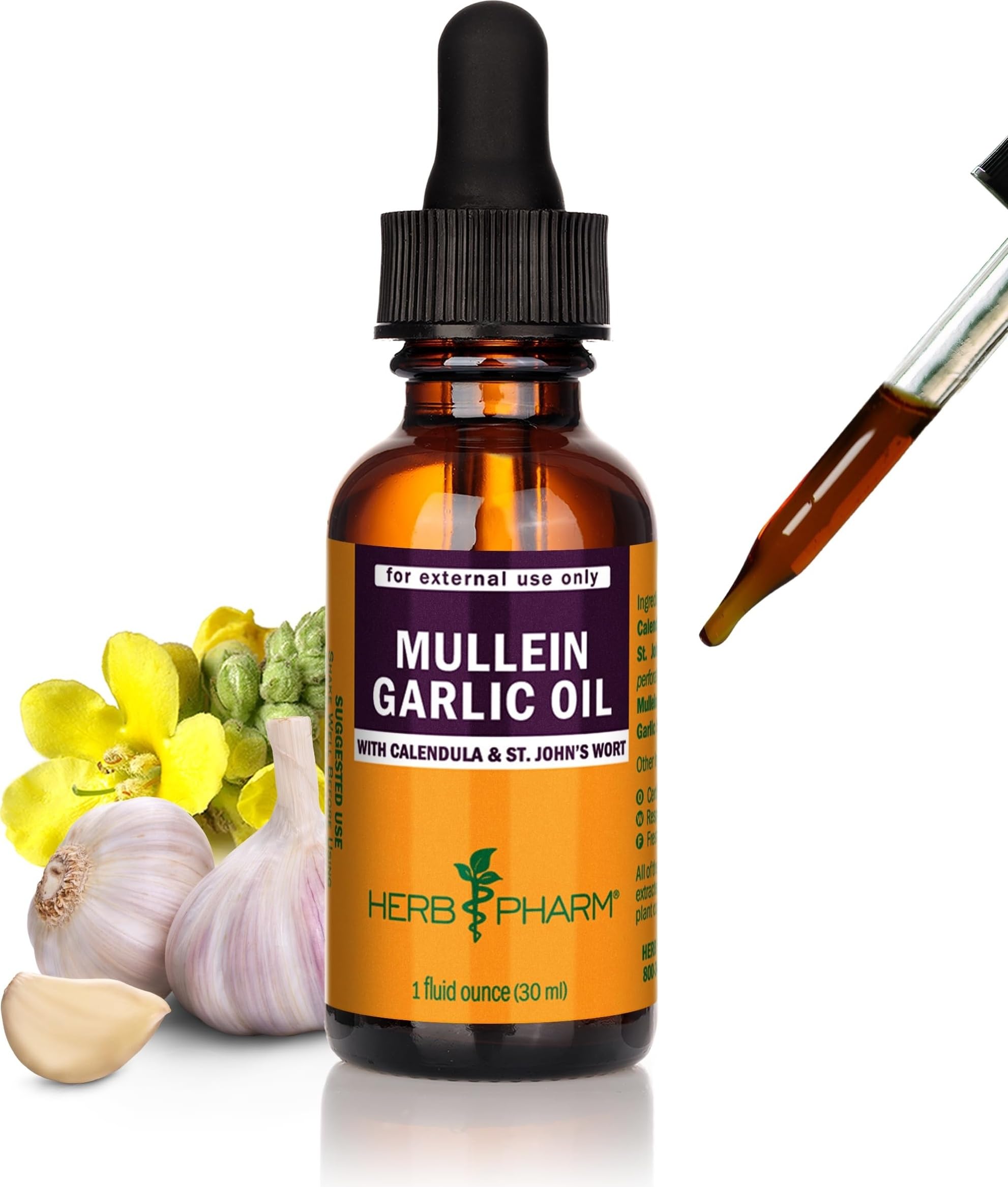 Herb Pharm Mullein Garlic Oil