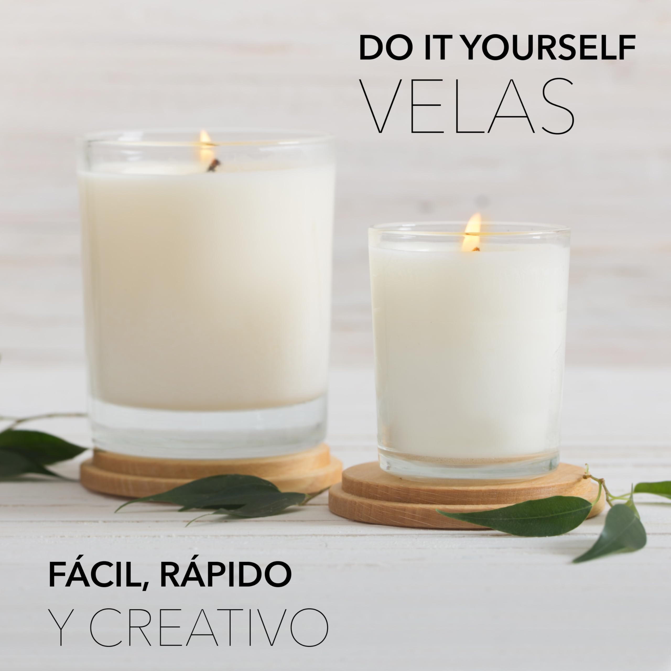 BwLights - Parafina en varios tamaños en blanco | Bolitas de cera para derretir y hacer tus propias velas | 100% parafina