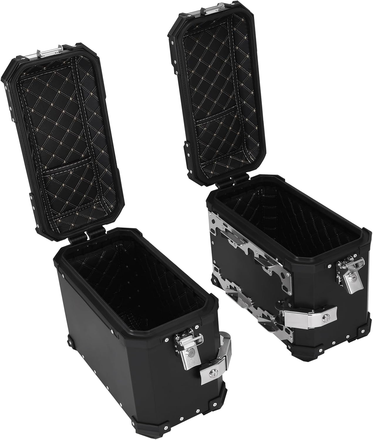 XFMT Motorcycle 36L Hard Saddlebags Pannier Side Box Luggage Bags For BMW R1300GS 2023-2025, Black