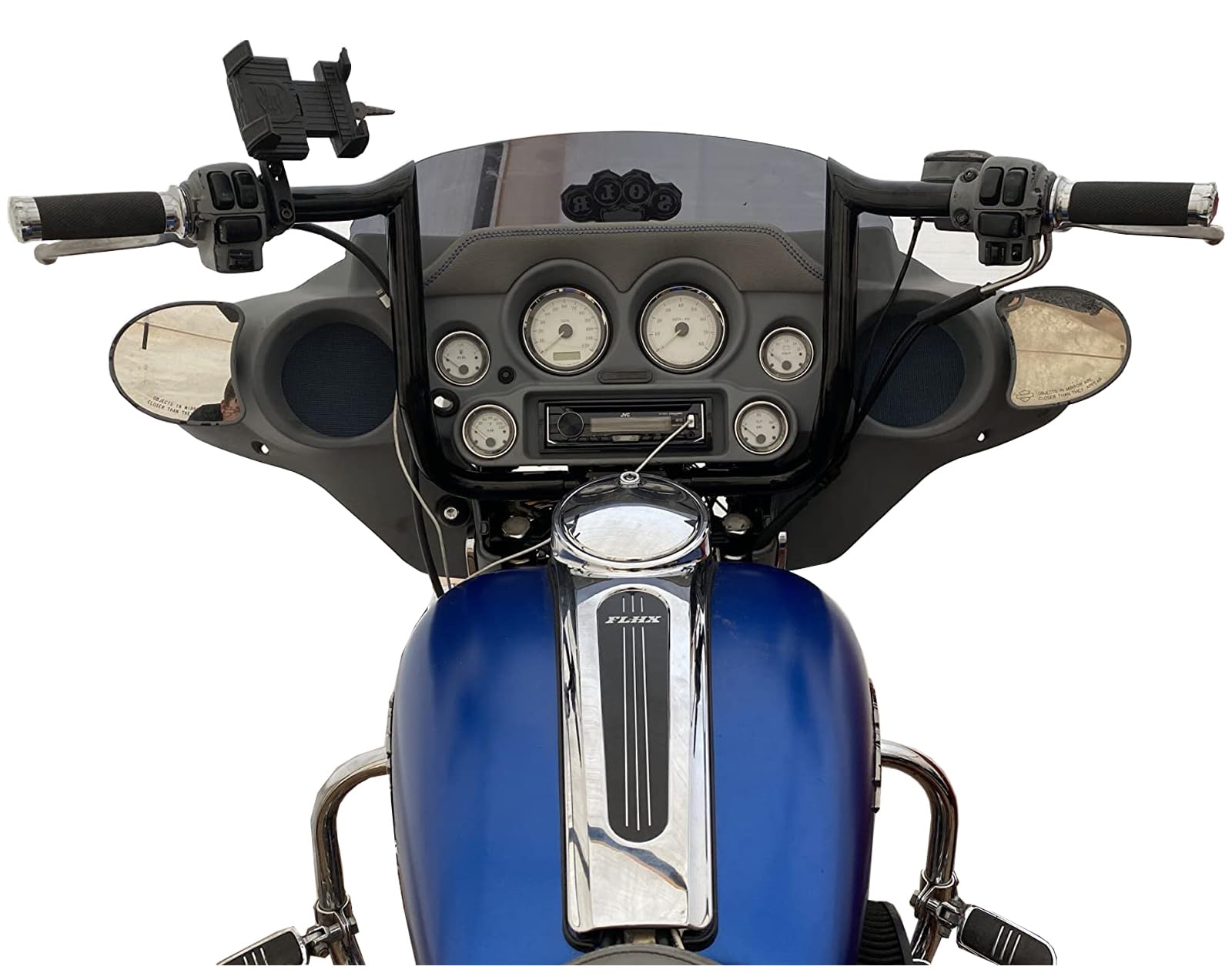 Guidon Ape Hanger Pour Harley - Cintres Moto Compatibles Electra Glide, Street Glide, Touring (Noir)