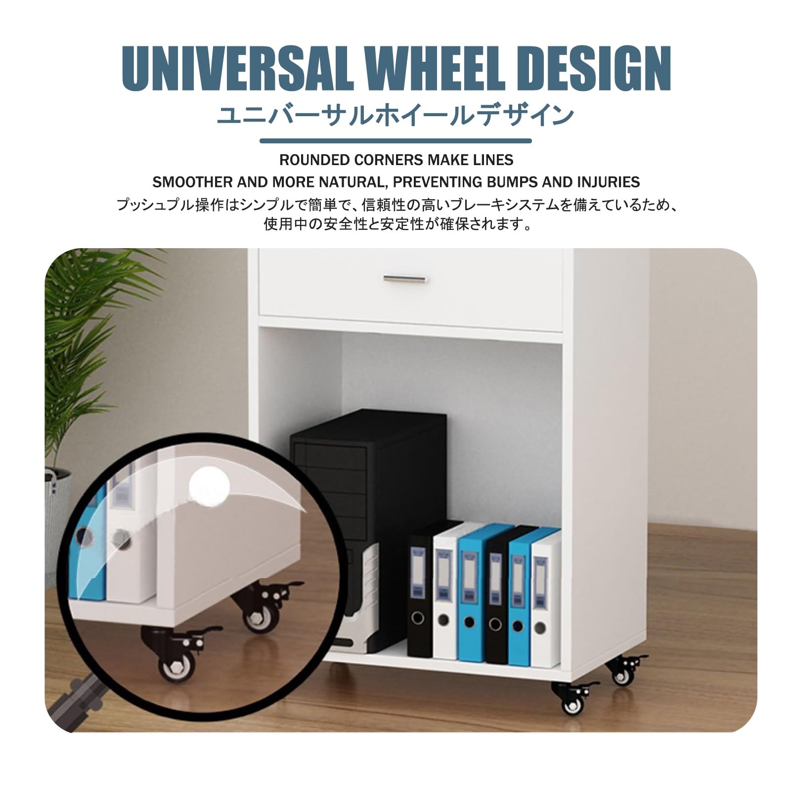 Podium roulant portable réglable – Support de haut-parleur en bois de teck pour présentations, églises, salles de classe, mariages – lutrin facile à déplacer avec roues