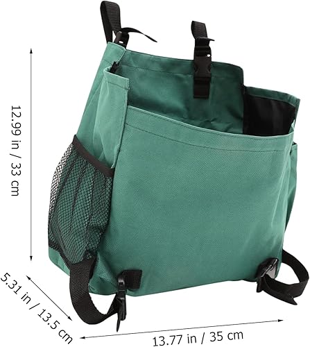 Miniatura 3 de GANAZONO Bolsa colgante multiusos para cortacésped, bolsa ajustable de tela Oxford para cortacésped, al azar
