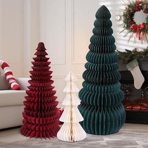 Large Honeycomb Christmas Tree - 4ft 3ft 2ft Paper Christmas