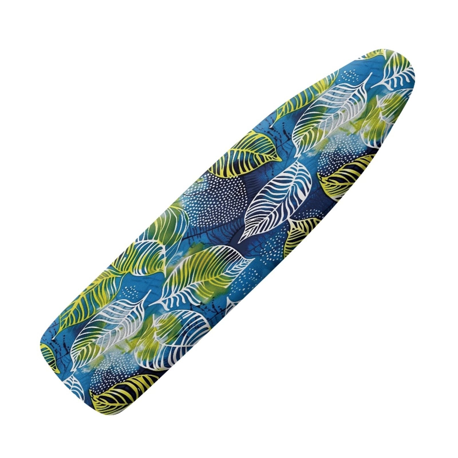 Large ironing board cover 130 x 45 Yellow Leaves Ironing Board Cover And Thick Padding Easy Fit in Multiple Sizes with Elastic Drawstring,durable,iron board covers fits all,Machine Washable