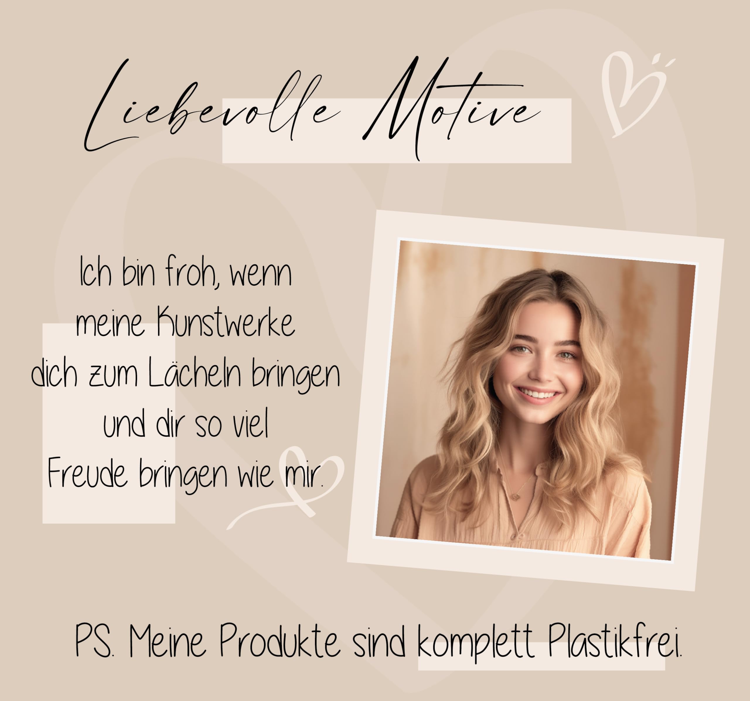 LAVEMA Poster affermativo per bambini, formato A4 (21 x 30 cm), animali, beige, immagini decorative per ragazze e ragazzi affermazioni
