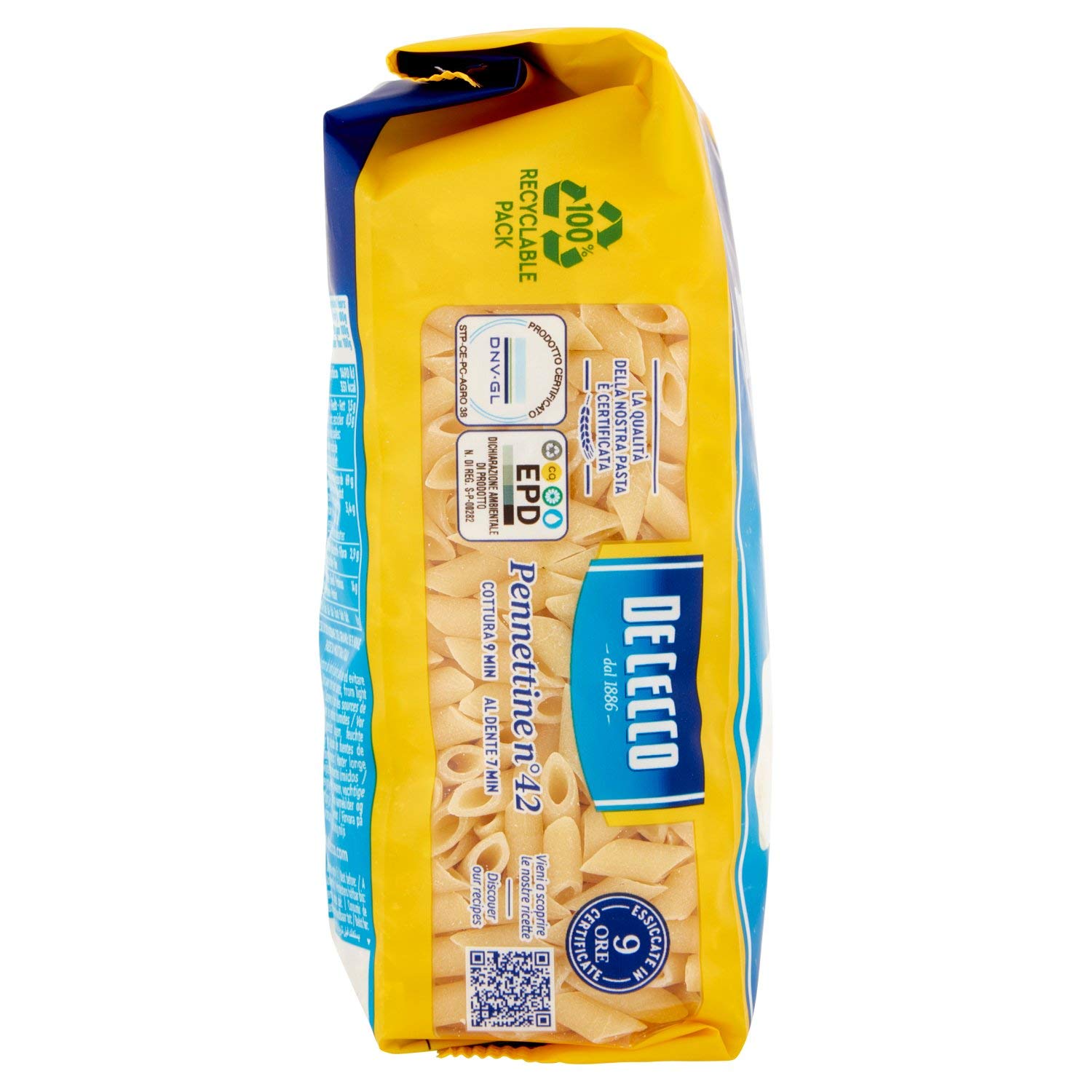 De Cecco Pasta 500 Plumas - [Pack de 24]