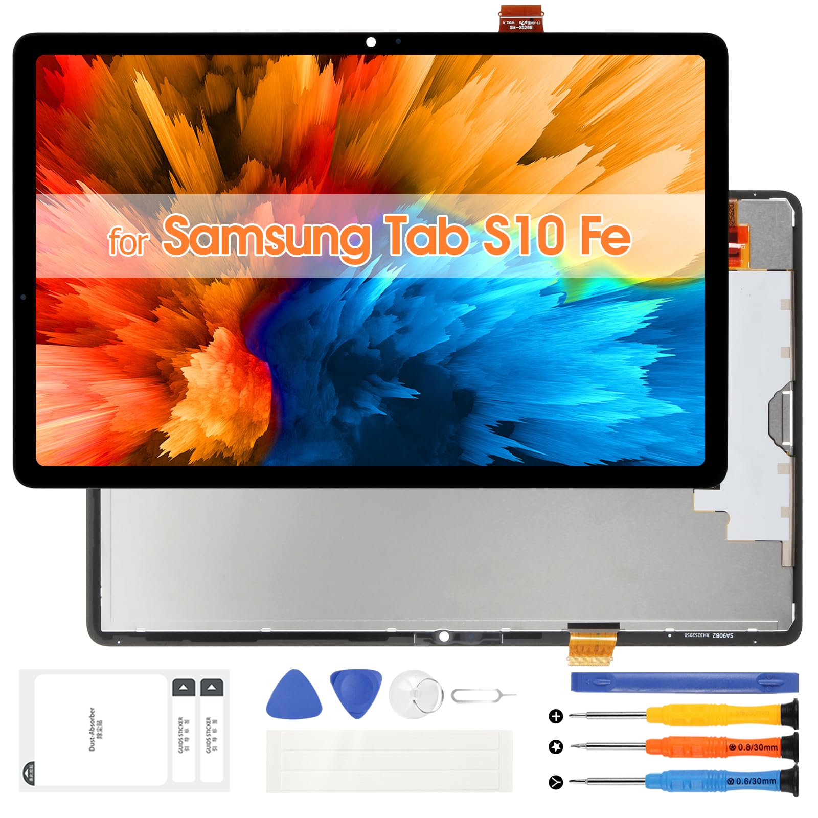 for Samsung Galaxy Tab S10 Fe Screen Replacement for Samsung Tab