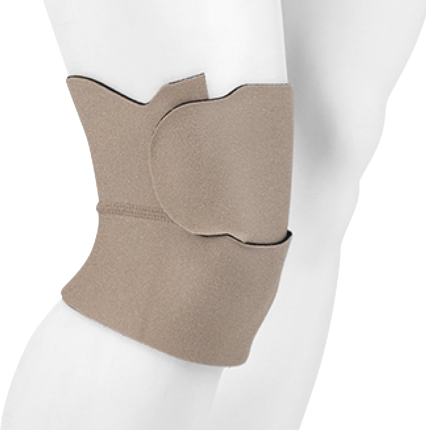 Juzo Reversa 6000 Knee Wrap, Short Stretch Medical Compression Wrap Reversible, Medium, Beige/Black