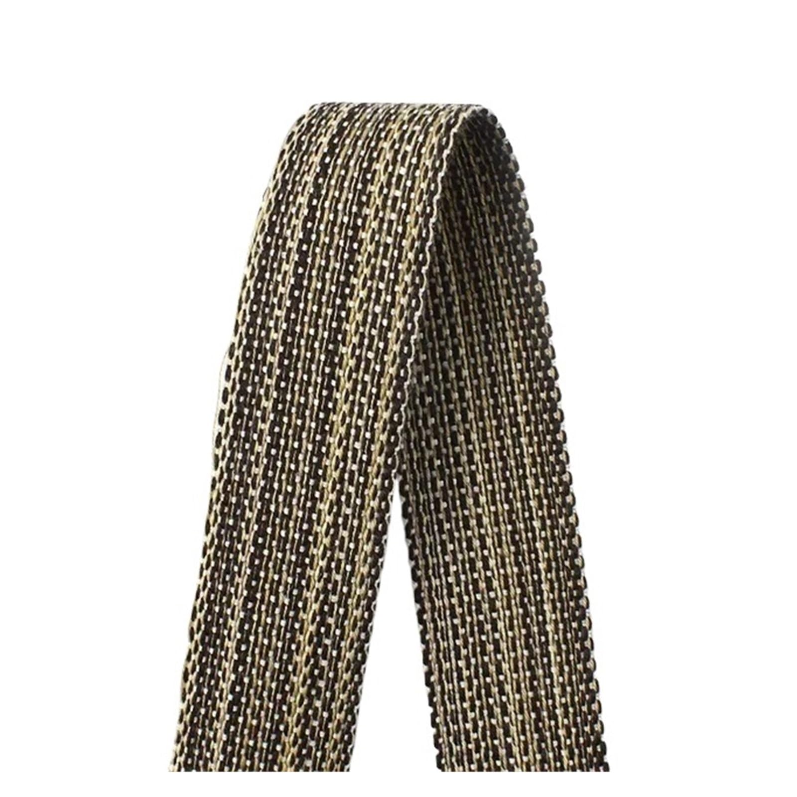 Sangle en coton polyester robuste coloris café pour finitions