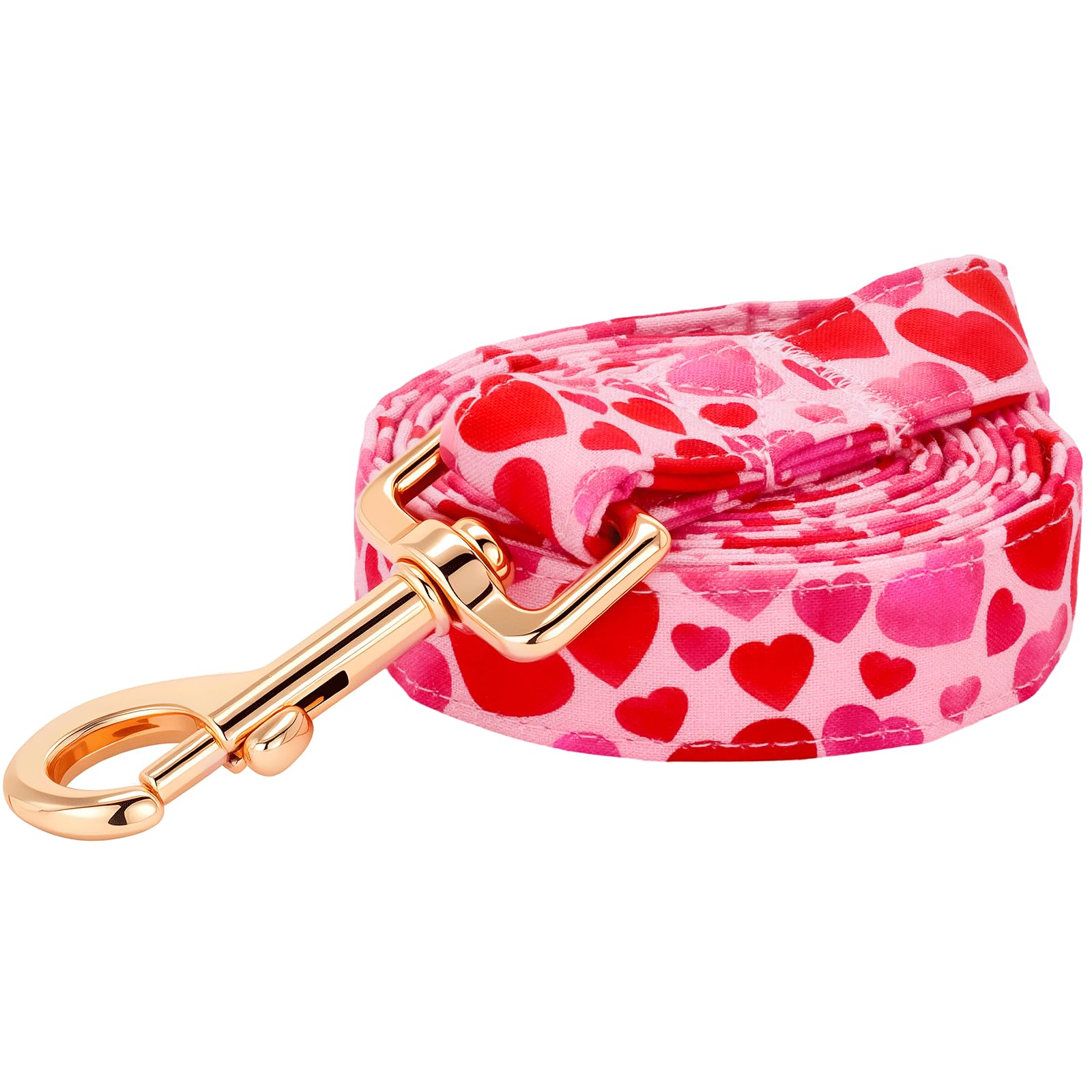 Elegant little tail Dog Leash, Valentines Dog Leash Female or Male Durable Cotton Soft Handle Pet Puppy Leashes for Small Medium Large Dogs
