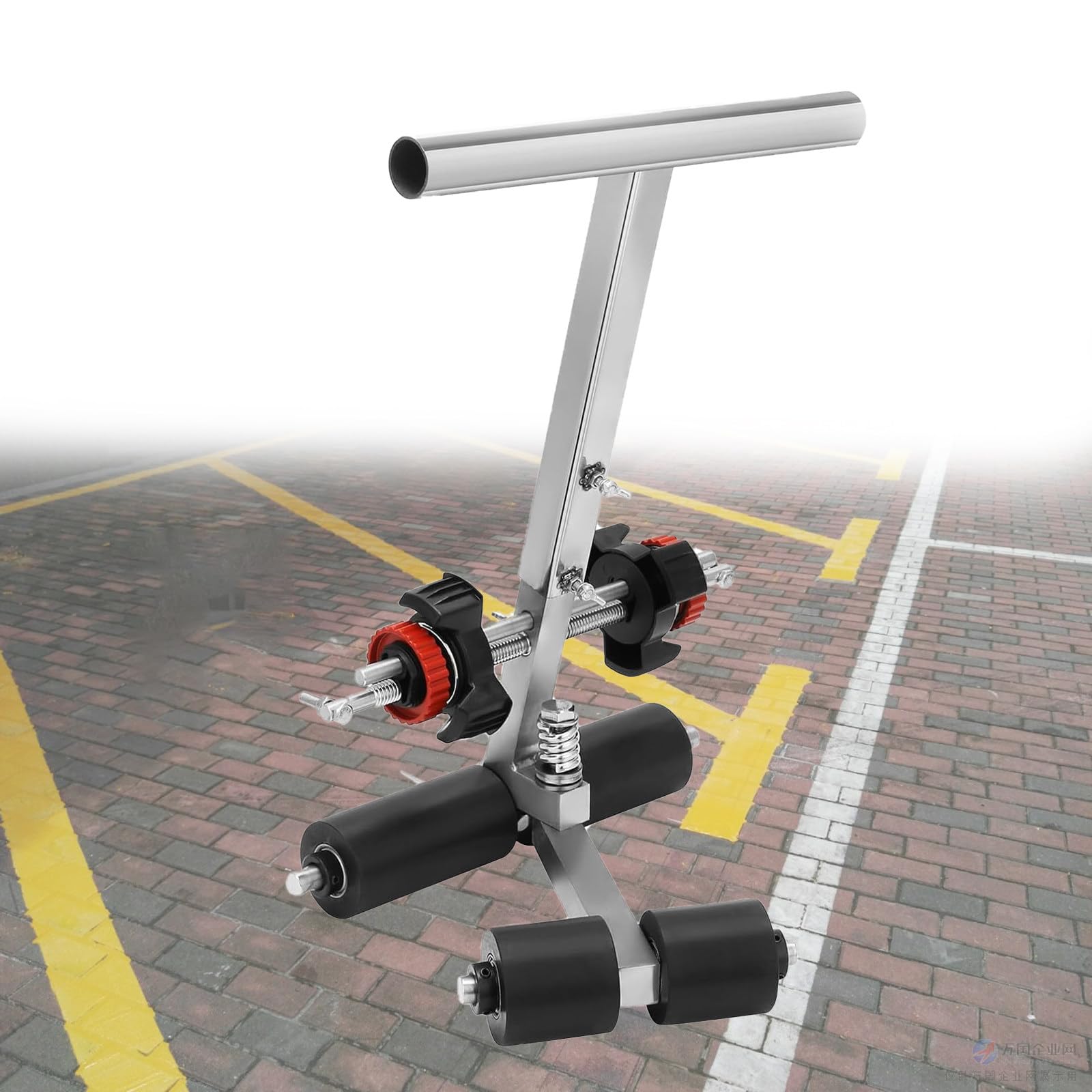 Aioneer Court Line Tape Machine,Tape Marking Machine,Basketball Court Marking Kit,Badminton Court Straight Line Marking Machine For Driveway,Easy To Use,80Cm-80cm