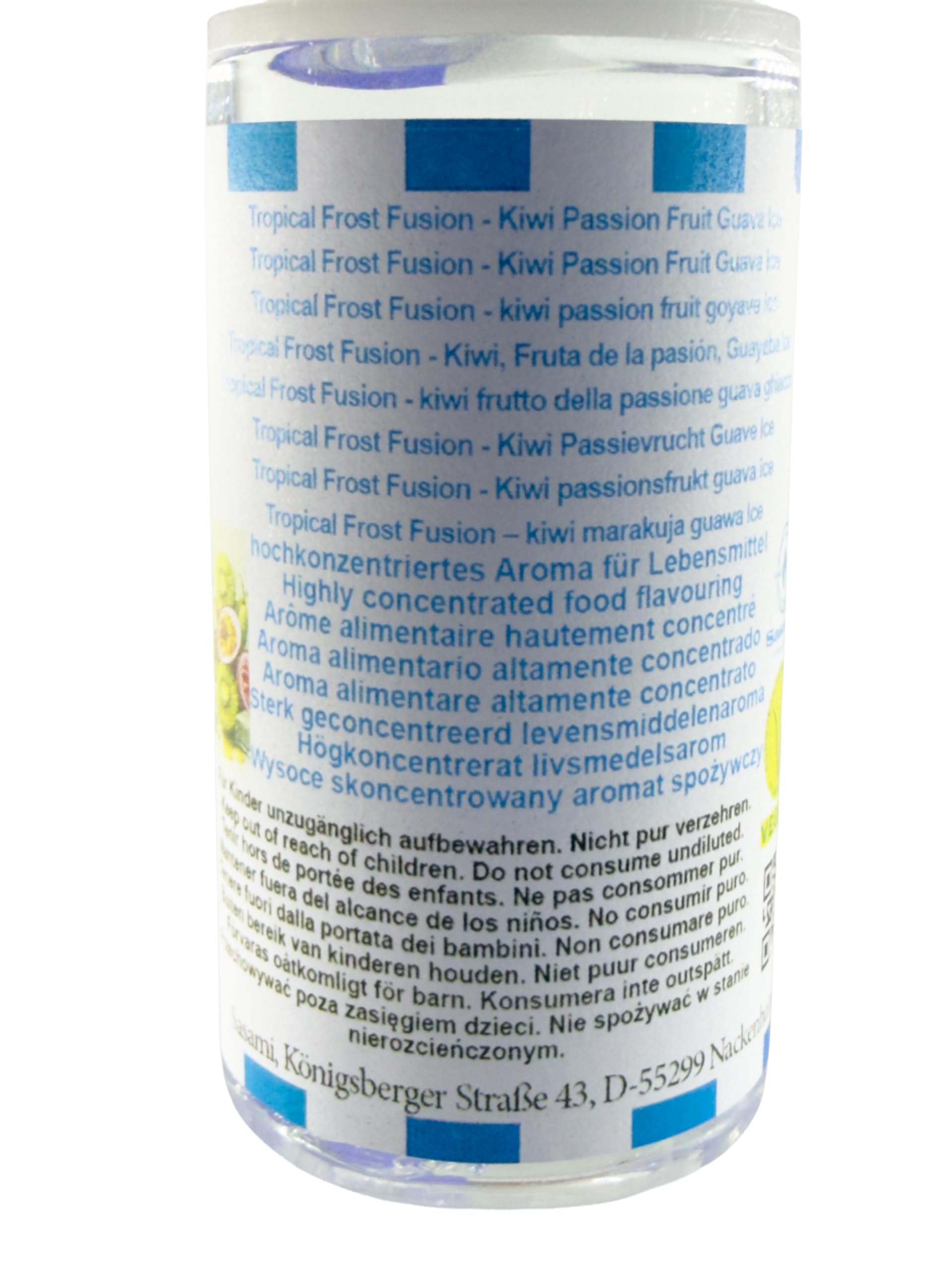 Tropical Frost Fusion - kiwi frutto della passione guava ghiaccio aroma concentrato - vegano - Sasami - 100ml