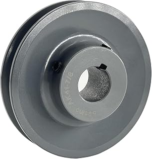 AK41-7/8 v Belt Pulley 7/8 inch bore 3.95" OD,V-Belt Sheave Cast Iron for A AX 3L 4L V-Belts,AK4178 Pulley