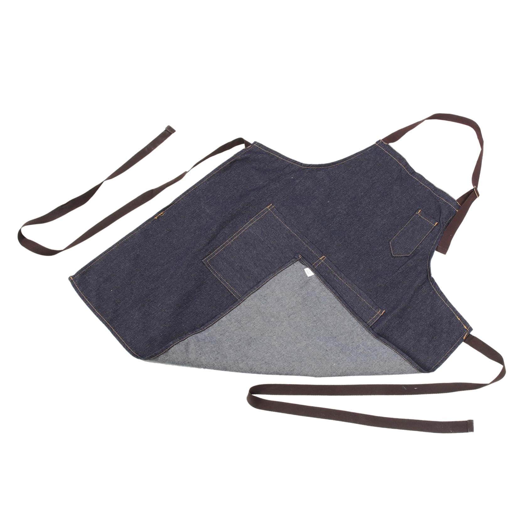 COLLBATH Sleeveless Industrial Apron Acid Alkali Proof Oil-resistant Kitchen Chef Apron Professional