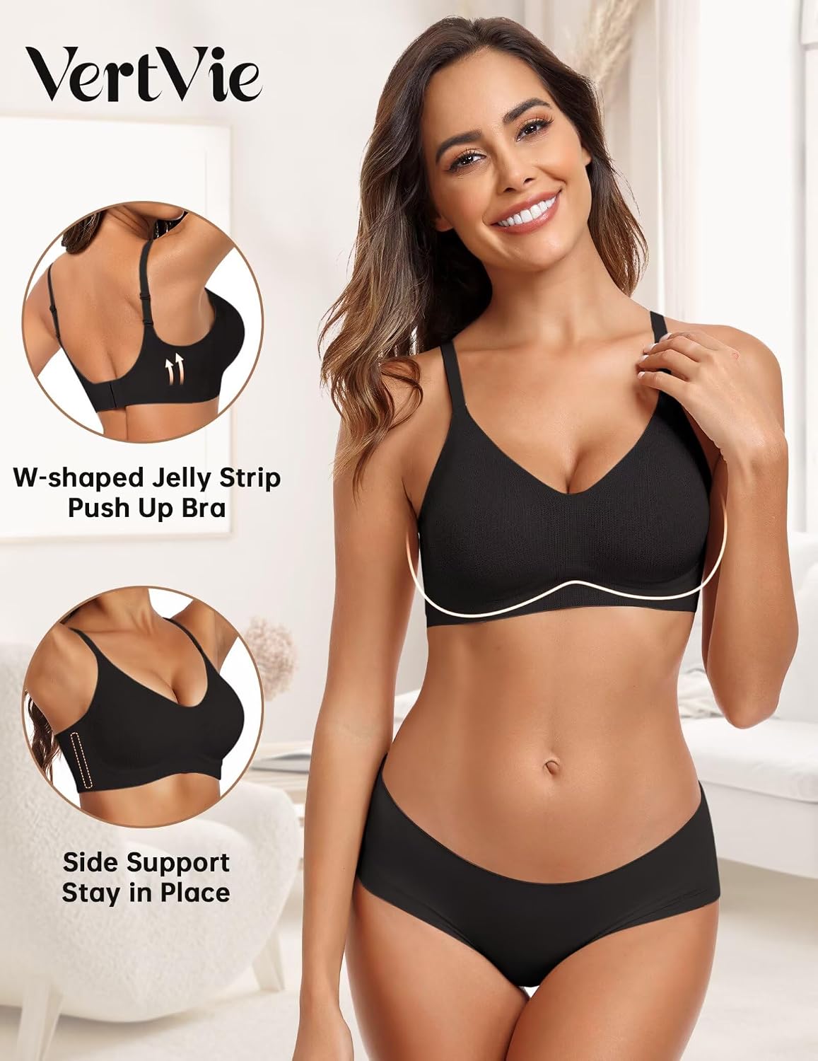 Women Seamless Wireless Jelly Bra Comfortable Bralette thumbnail