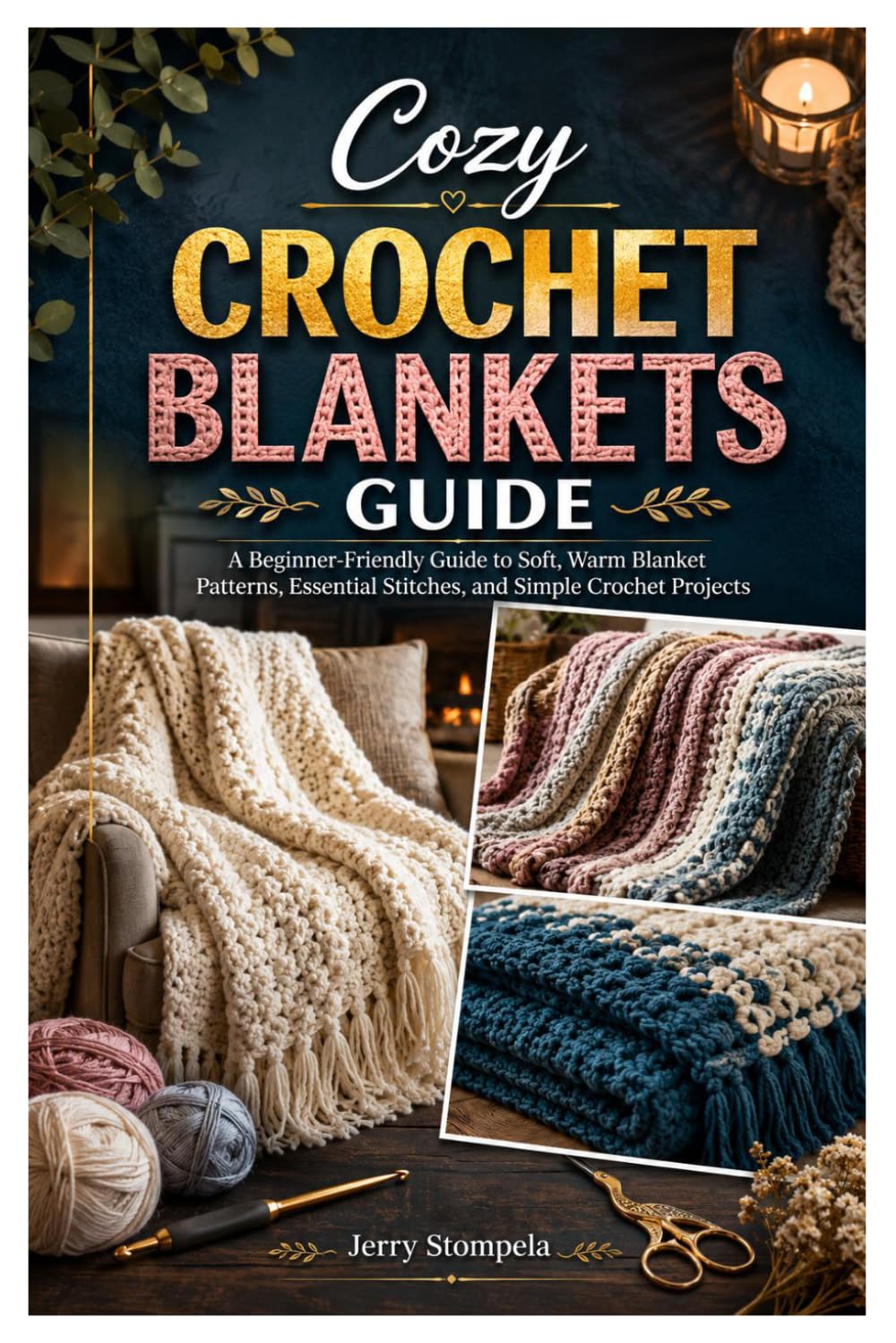 Cozy Crochet Blankets Guide: A Beginner-Friendly Guide to Soft, Warm Blanket Patterns, Essential Stitches, and Simple Crochet Projects